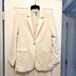 H&M Off-White Women's Suit Jacket